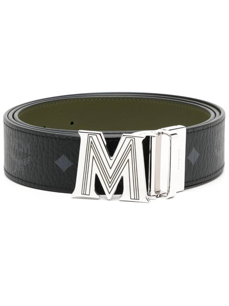 MCM Claus Inlay M reversible belt - Black von MCM