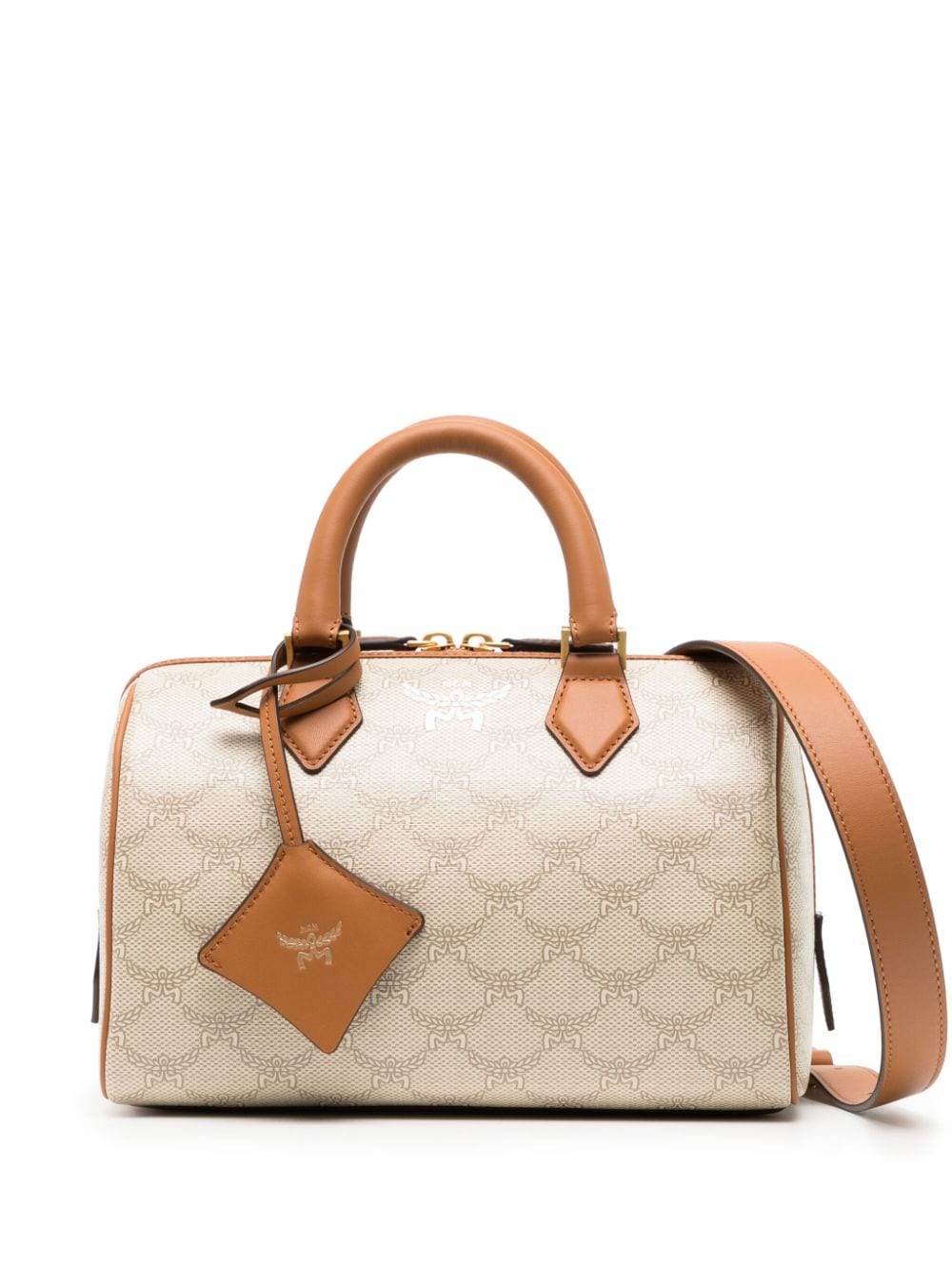 MCM small Ella Boston Lauretos bag - Neutrals von MCM