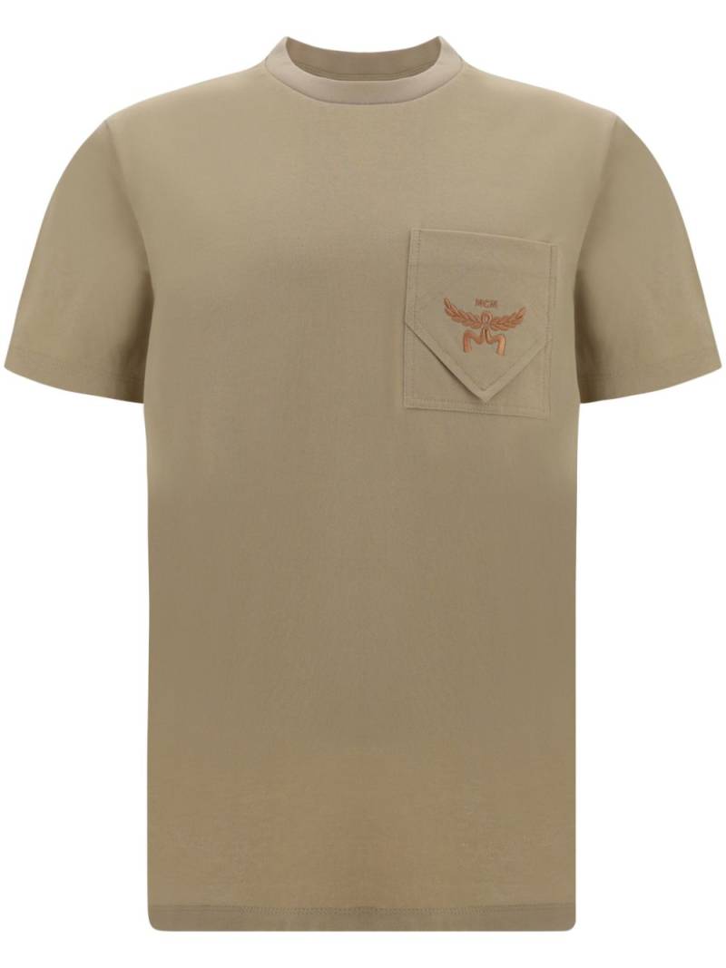 MCM Essential T-shirt - Neutrals von MCM