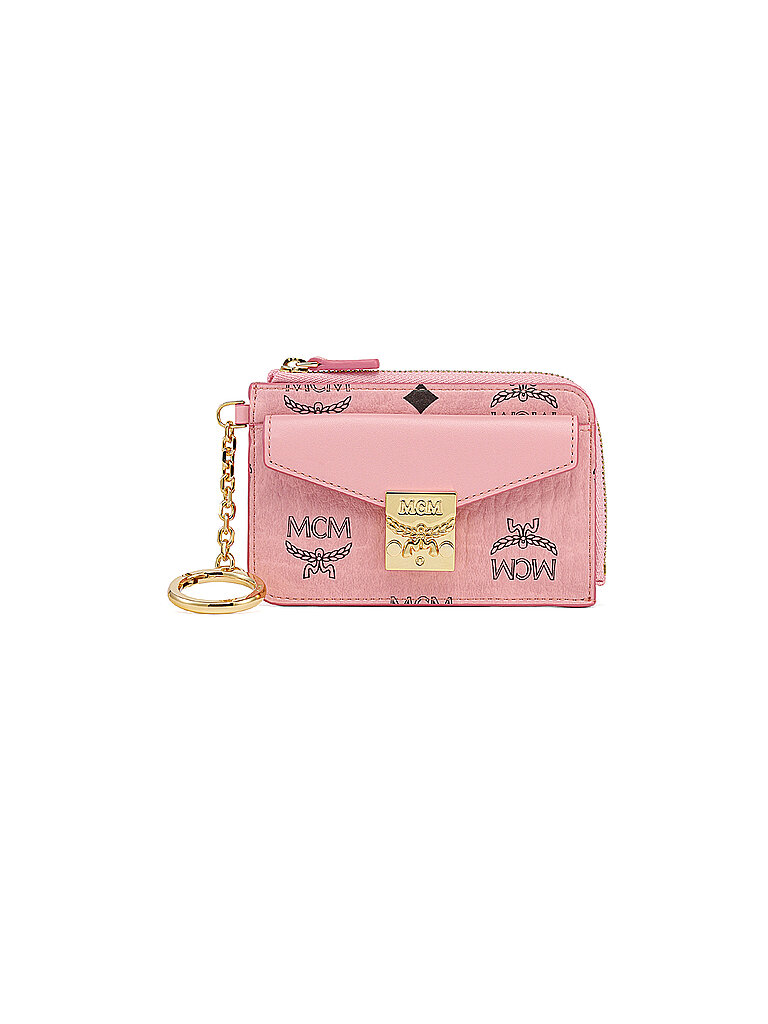 MCM Geldbörse TRACY CARD CASE Mini rosa von MCM