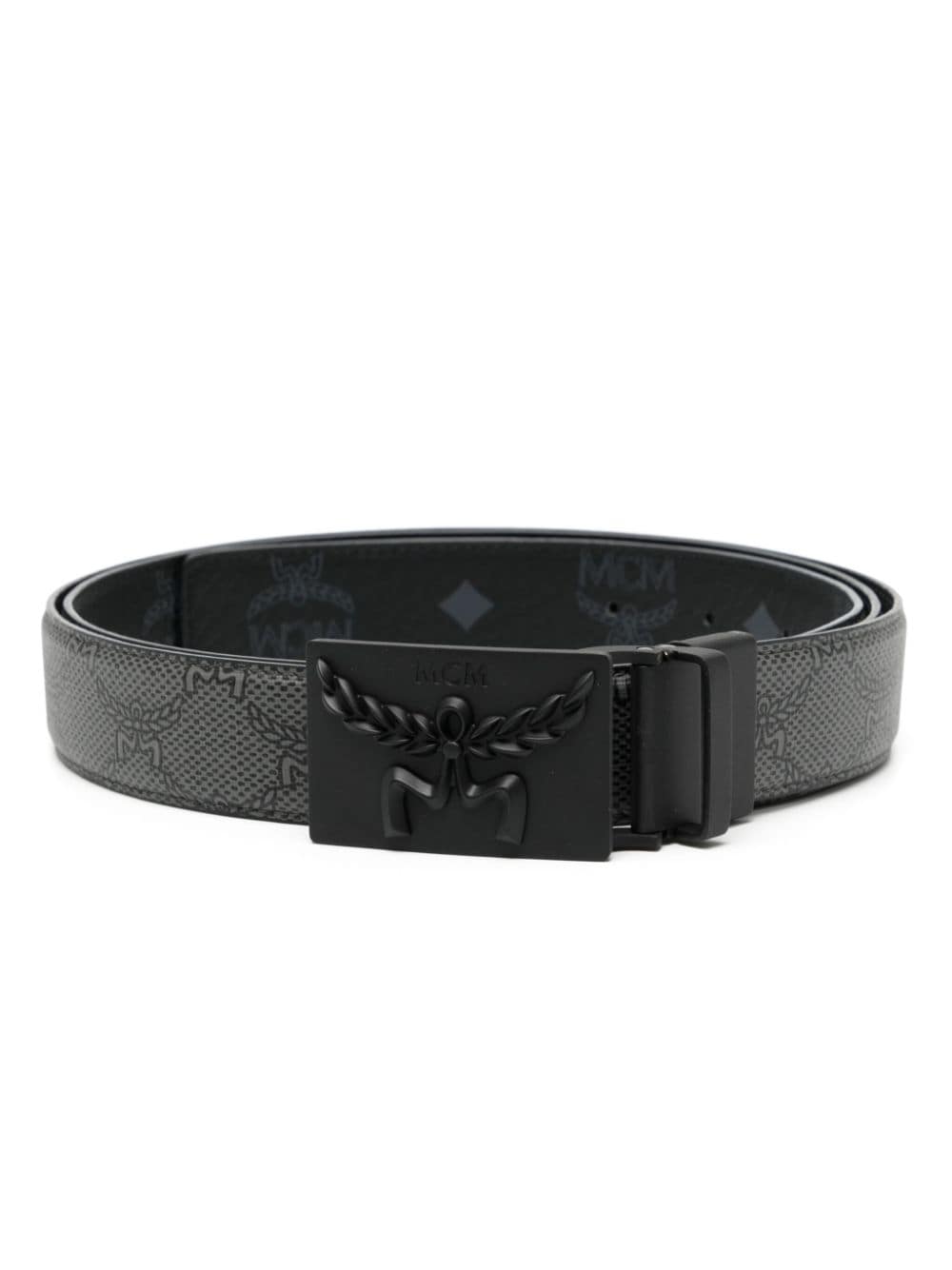 MCM Himmel reversible leather belt - Black von MCM