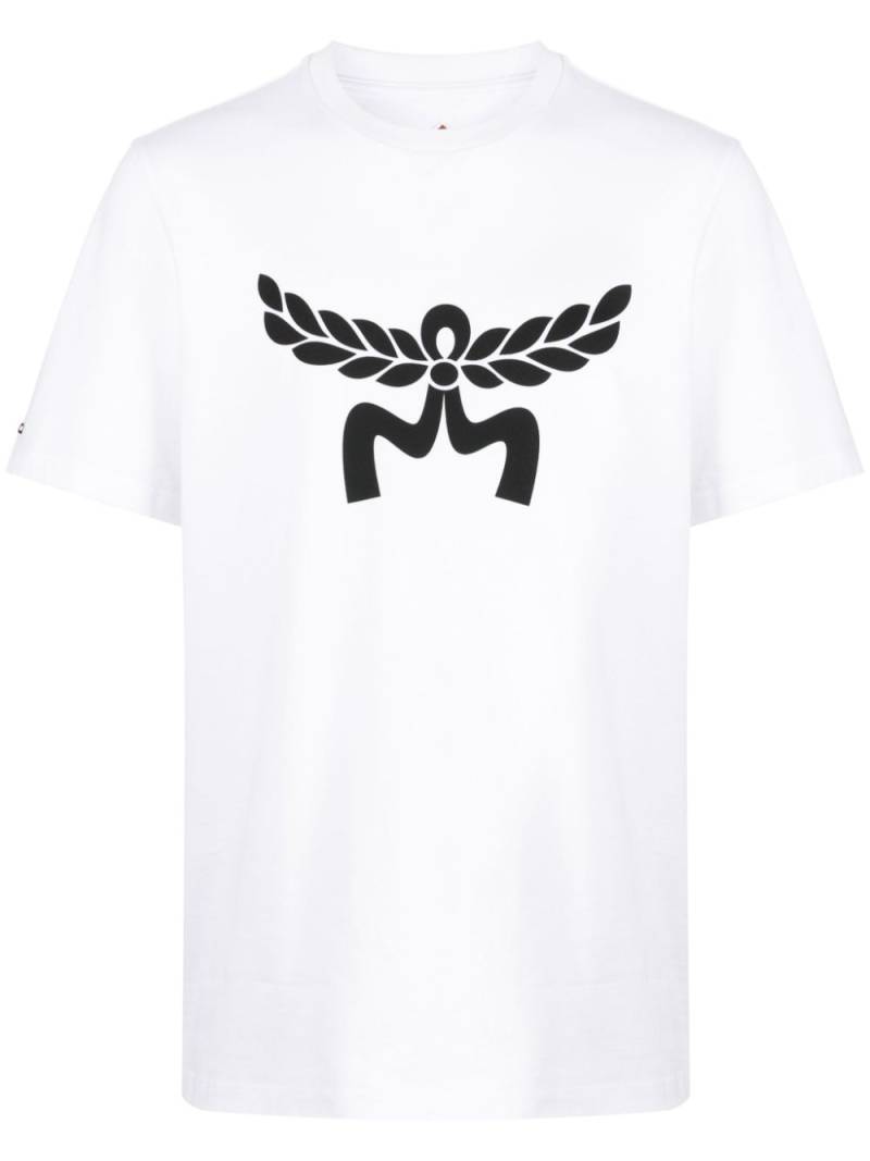 MCM Laurel-logo cotton T-shirt - White von MCM