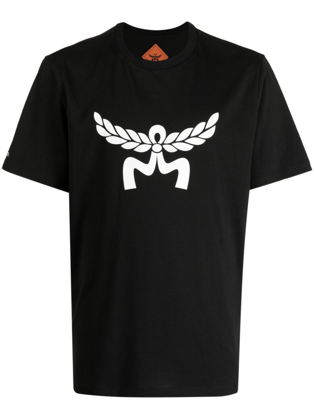 MCM Laurel logo-print organic-cotton T-shirt - Black von MCM