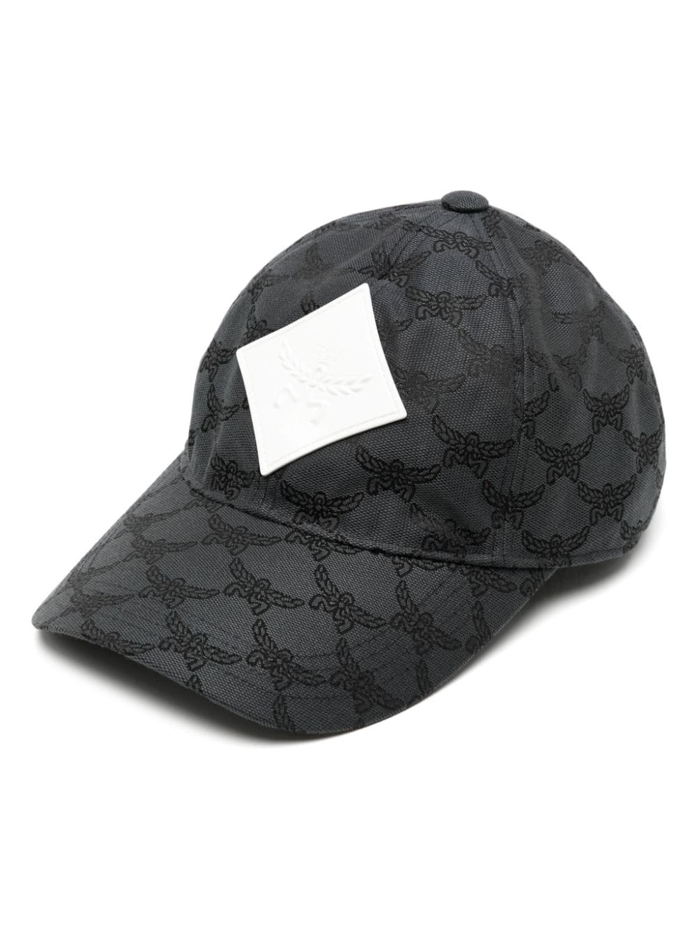 MCM Lauretos-jacquard denim cap - Grey von MCM