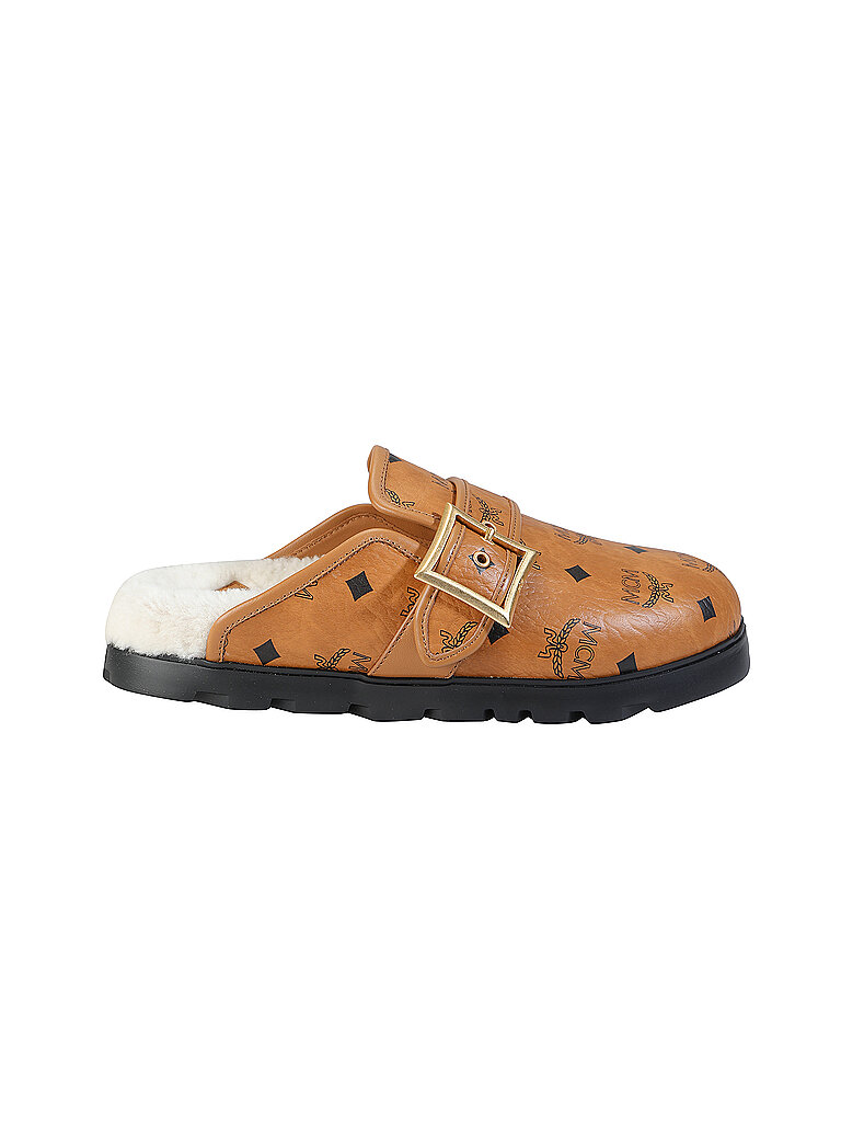 MCM Lederschuh - Mules  braun | 36 von MCM