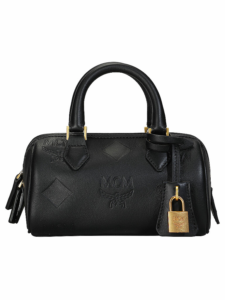 MCM Ledertasche - Henkeltasche ELLA Small schwarz von MCM