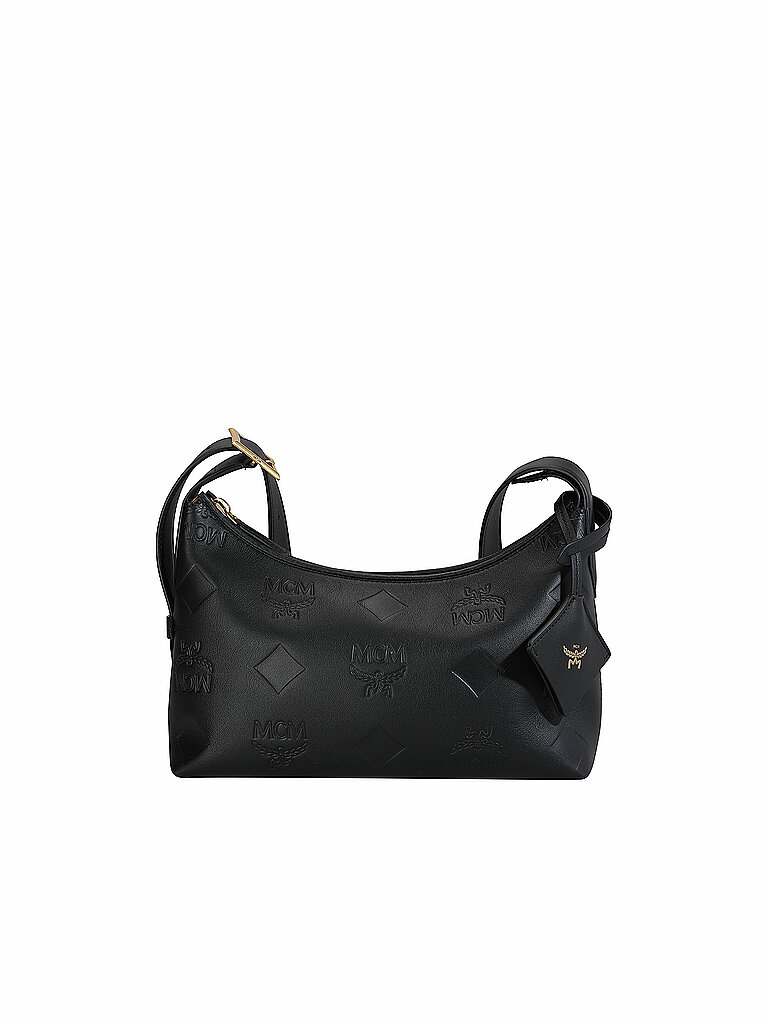 MCM Ledertasche - Hobo AREN Small schwarz von MCM