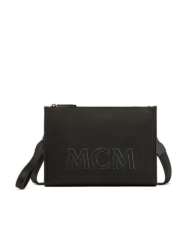 MCM Ledertasche - Umhängetasche AREN Large schwarz von MCM