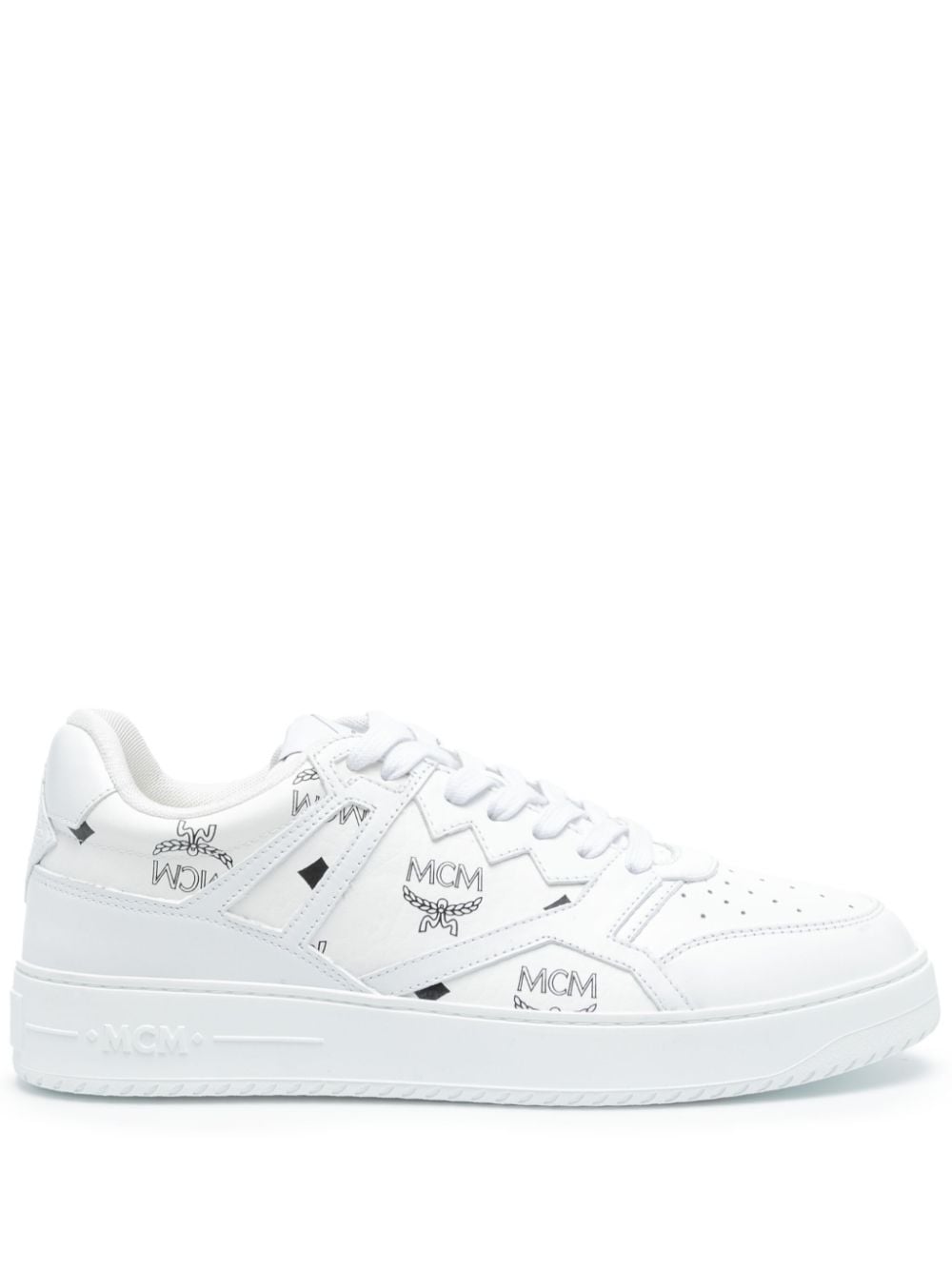 MCM Neo Derby Visetos sneakers - White von MCM