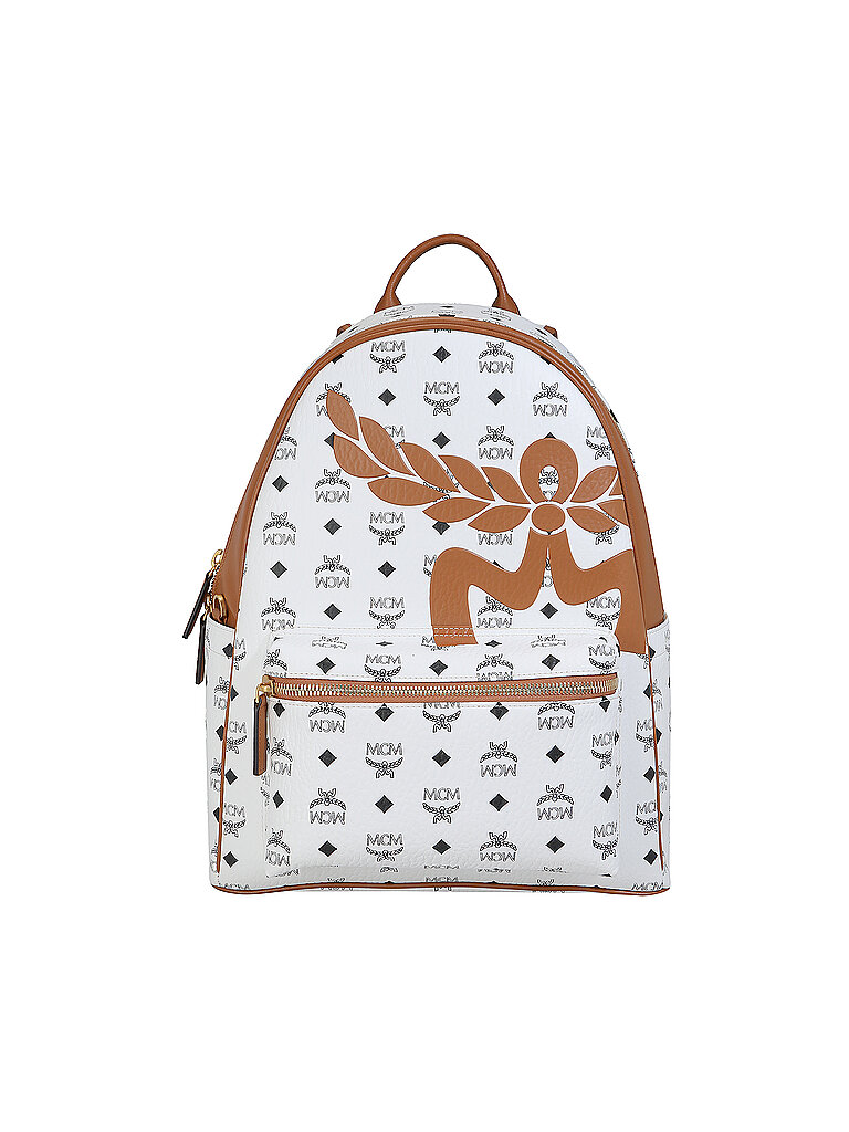 MCM Rucksack STARK MEGA LAUREL  weiss von MCM