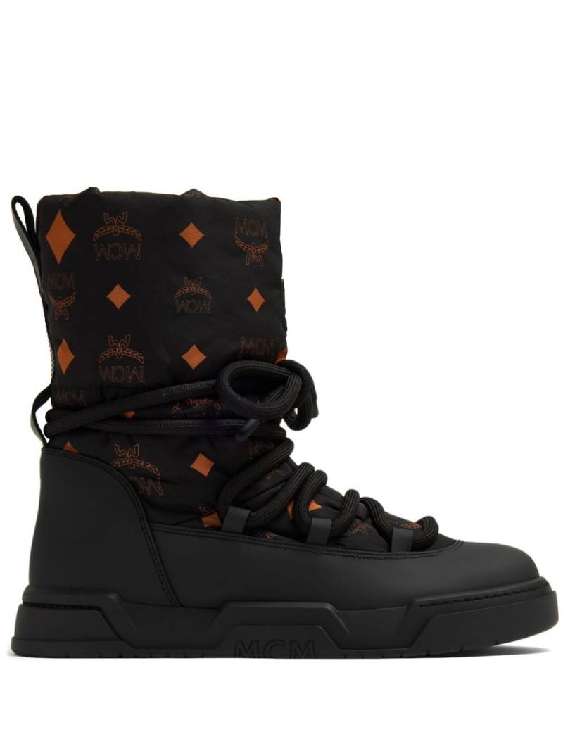 MCM Skyward lace-up boots - Black von MCM