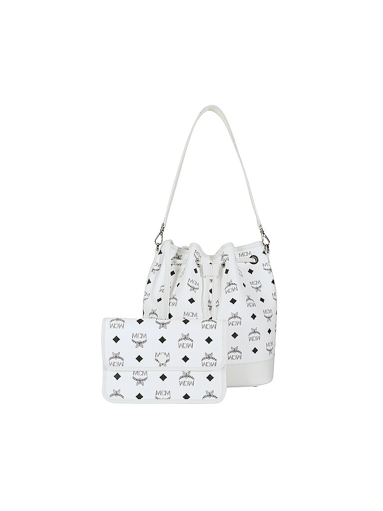 MCM Tasche - Bucket Bag DESSAU M weiss von MCM