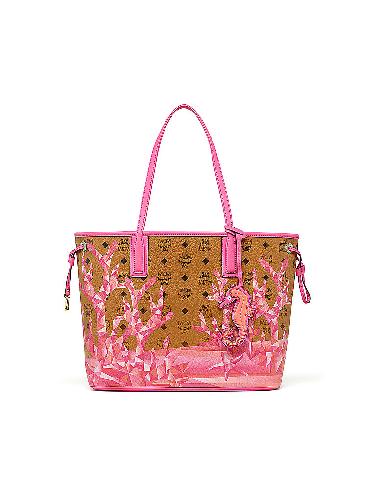 MCM Tasche - Shopper LIZ CORAL MOUNTAIN  Medium braun von MCM