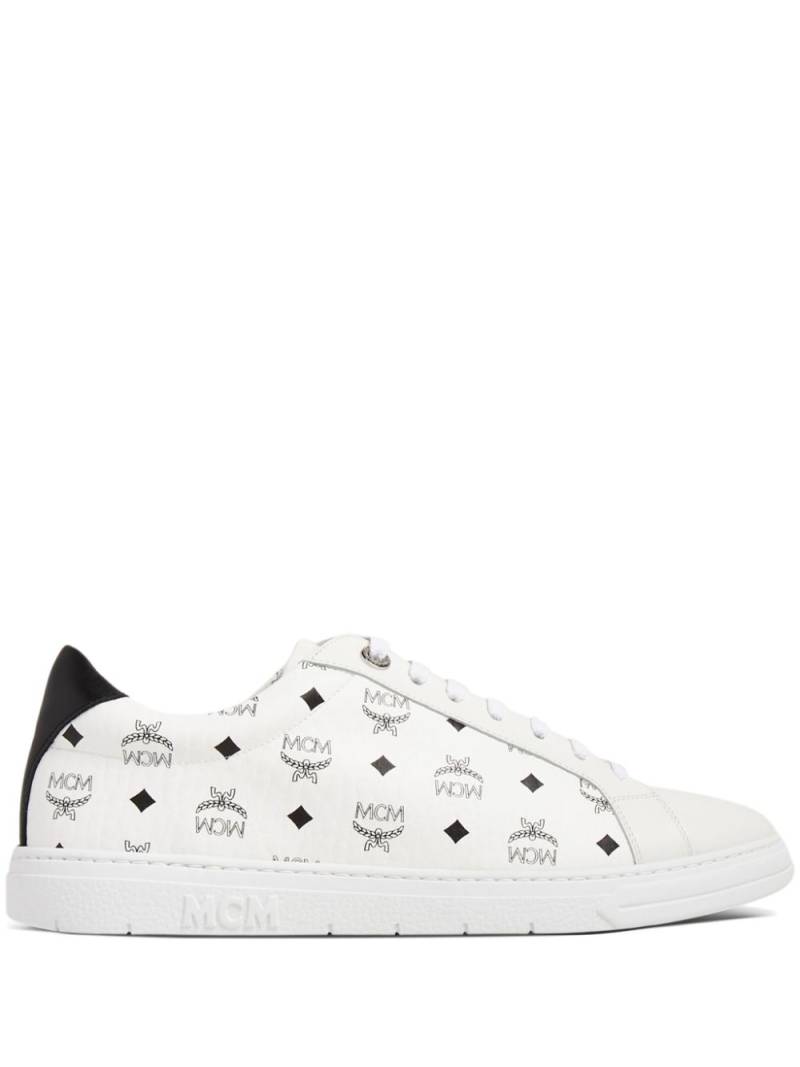 MCM Terrain monogram-print sneakers - Neutrals von MCM