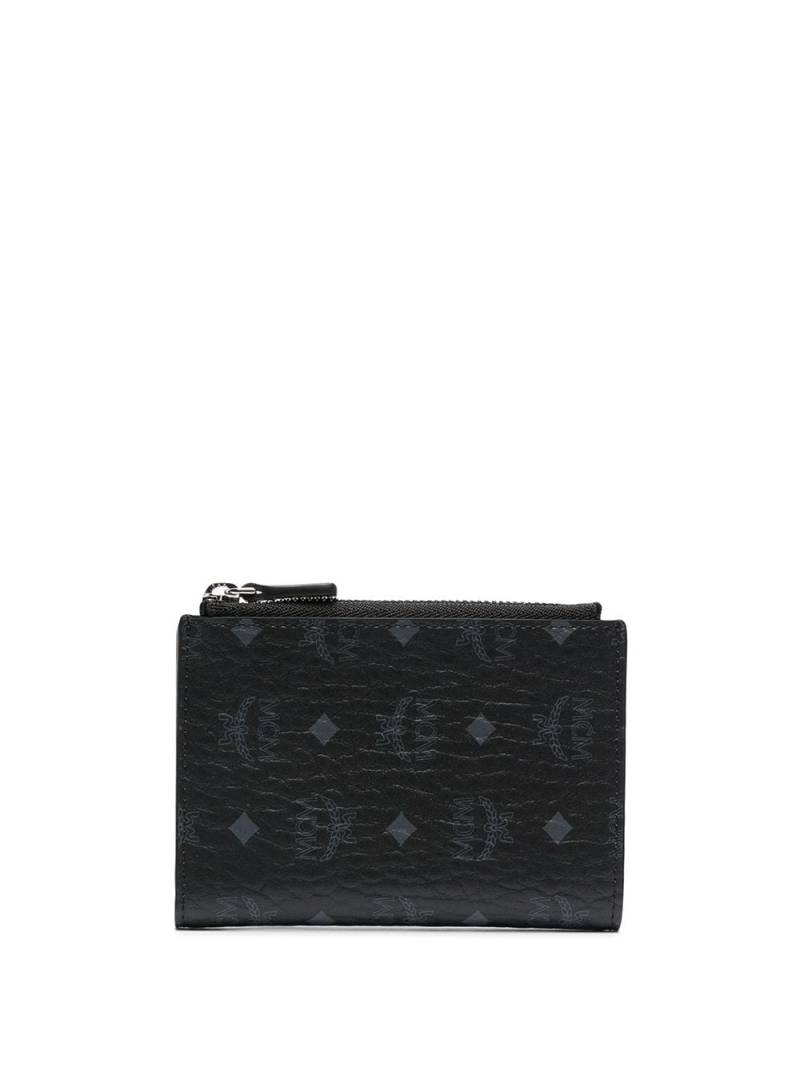 MCM Visetos logo-print wallet - Black von MCM