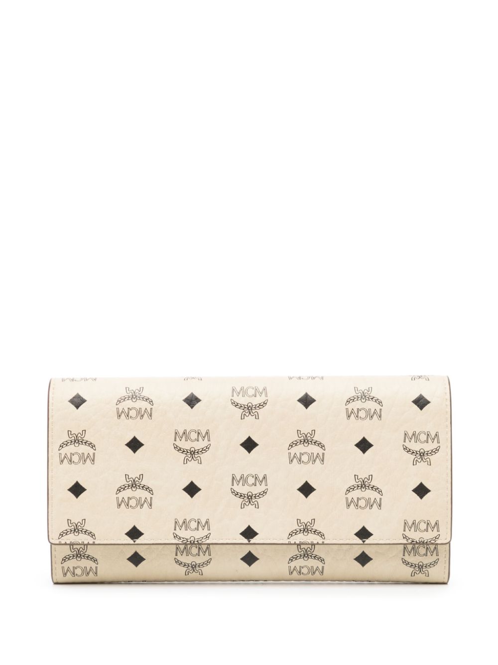 MCM large Visetos-print wallet - Neutrals von MCM