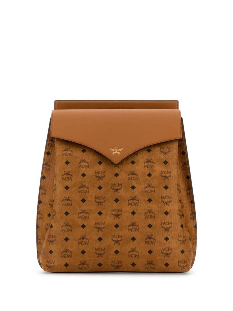 MCM medium Diamond backpack - Brown von MCM