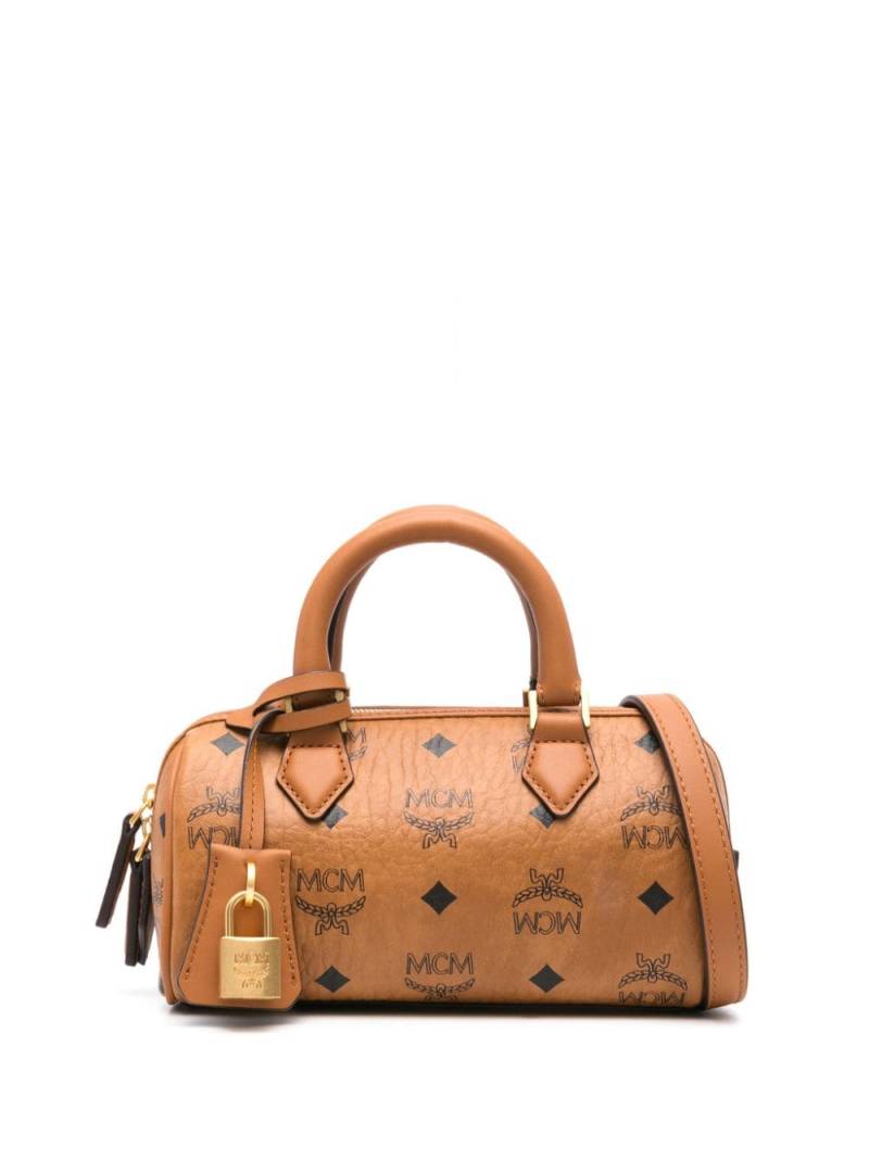 MCM mini Ella Boston tote bag - Brown von MCM