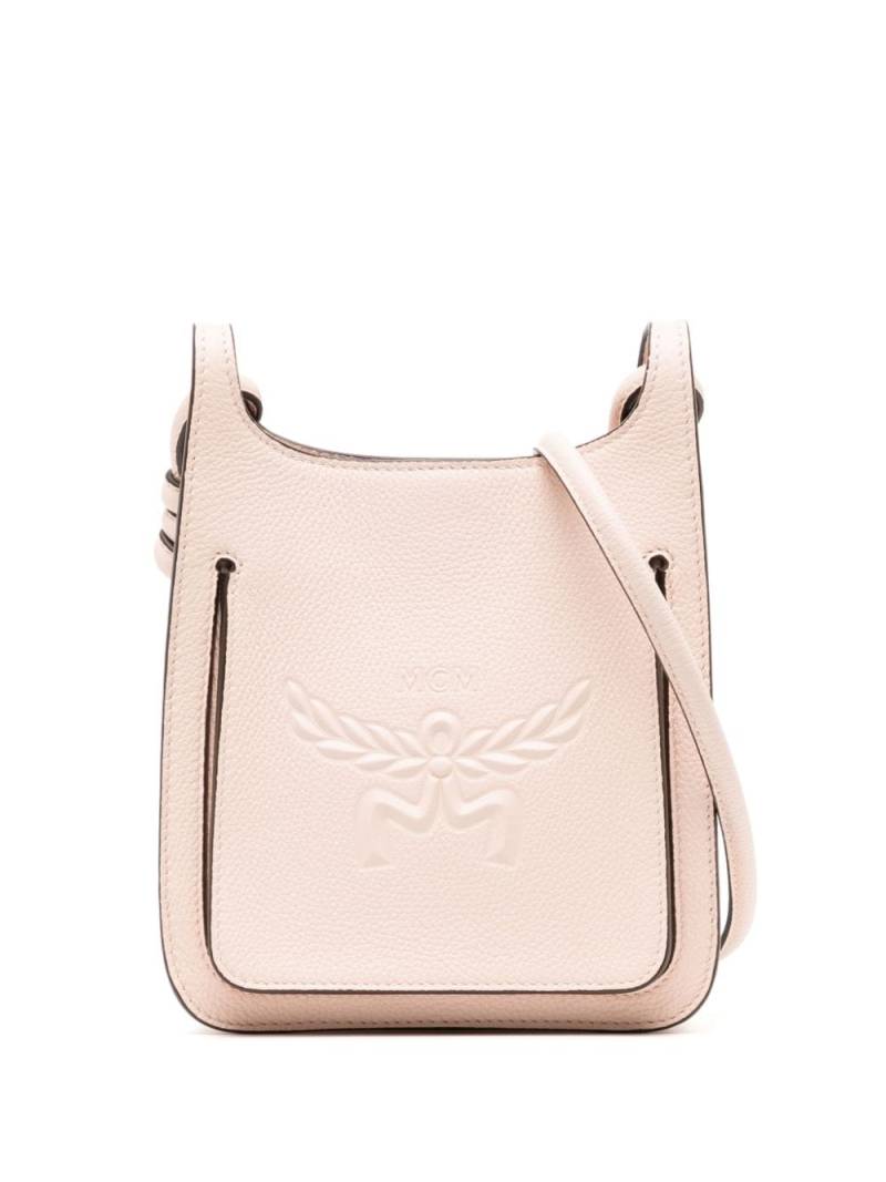 MCM mini Himmel leather crossbody bag - Pink von MCM