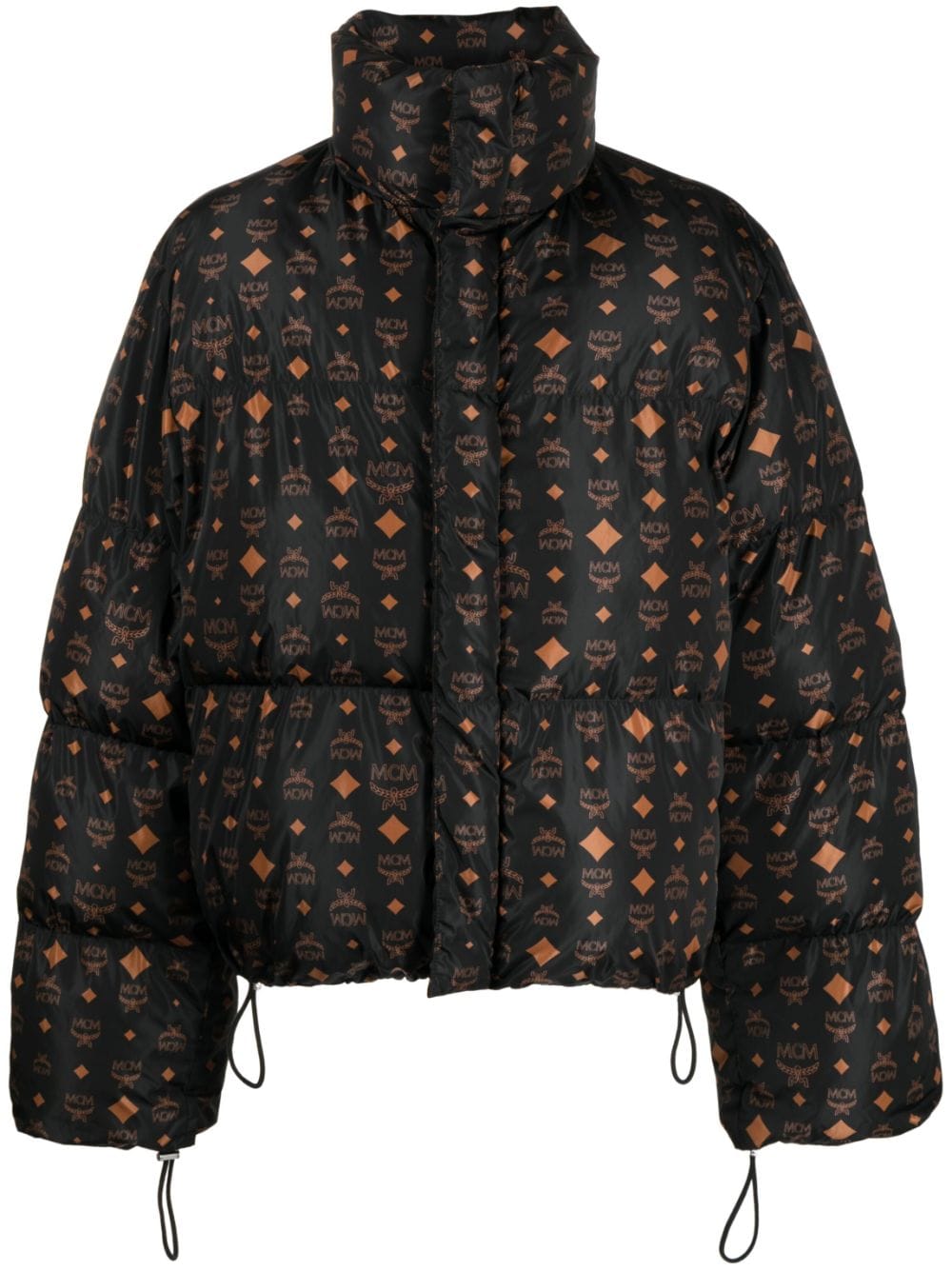 MCM monogram-pattern puffer jacket - Black von MCM