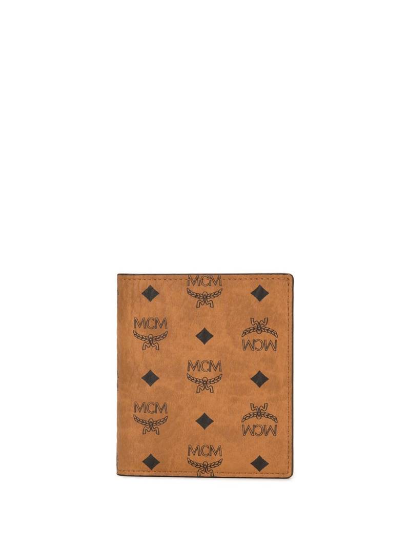 MCM Visetos-print bi-fold wallet - Brown von MCM