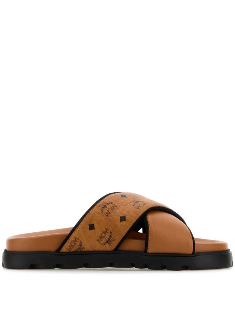 MCM printed sandals - Brown von MCM