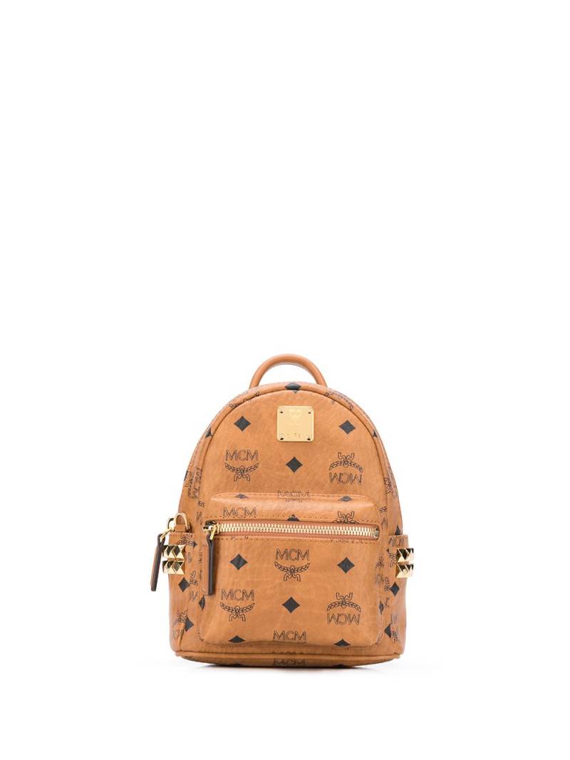 MCM repeat logo backpack - Brown von MCM