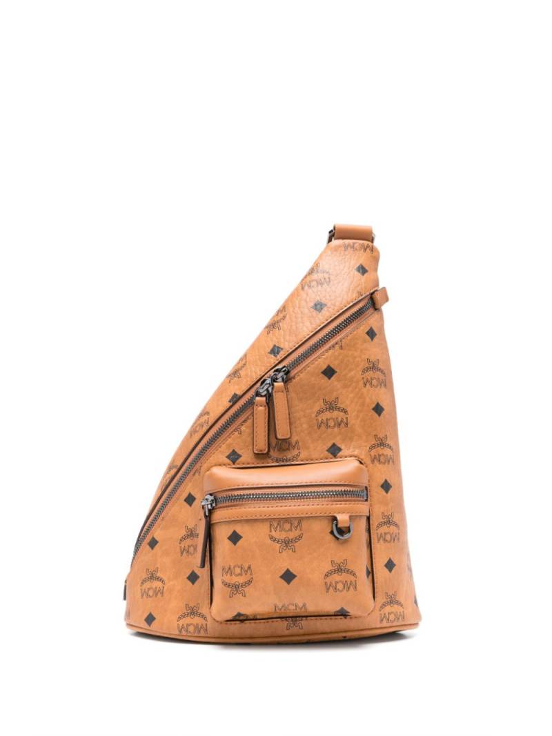 MCM small Aren sling bag - Brown von MCM