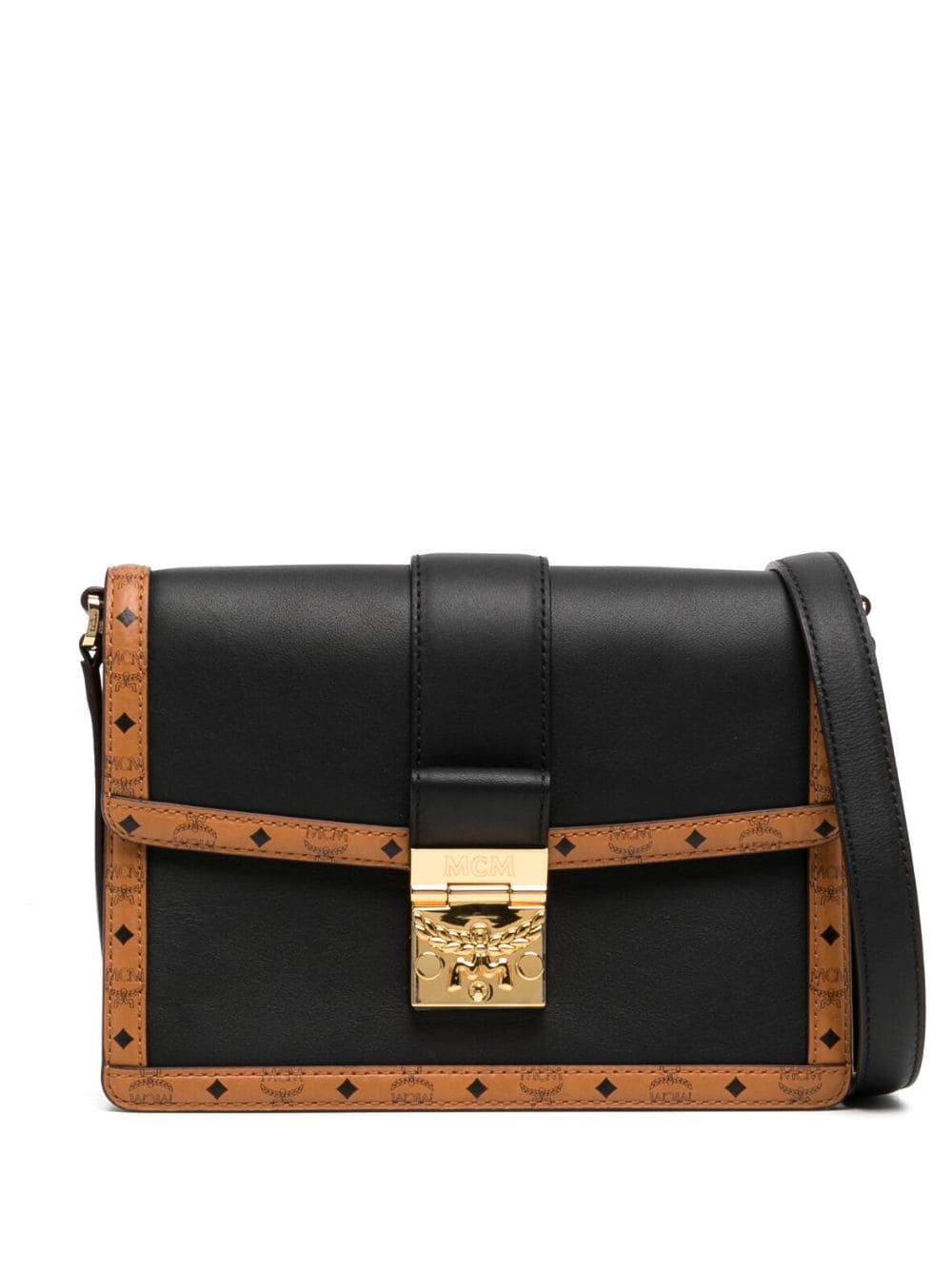 MCM small Tracy leather shoulder bag - Black von MCM