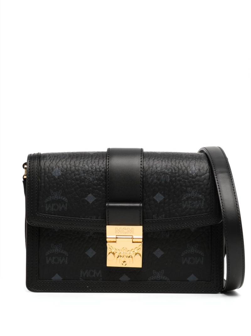 MCM small Tracy monogram crossbody bag - Black von MCM