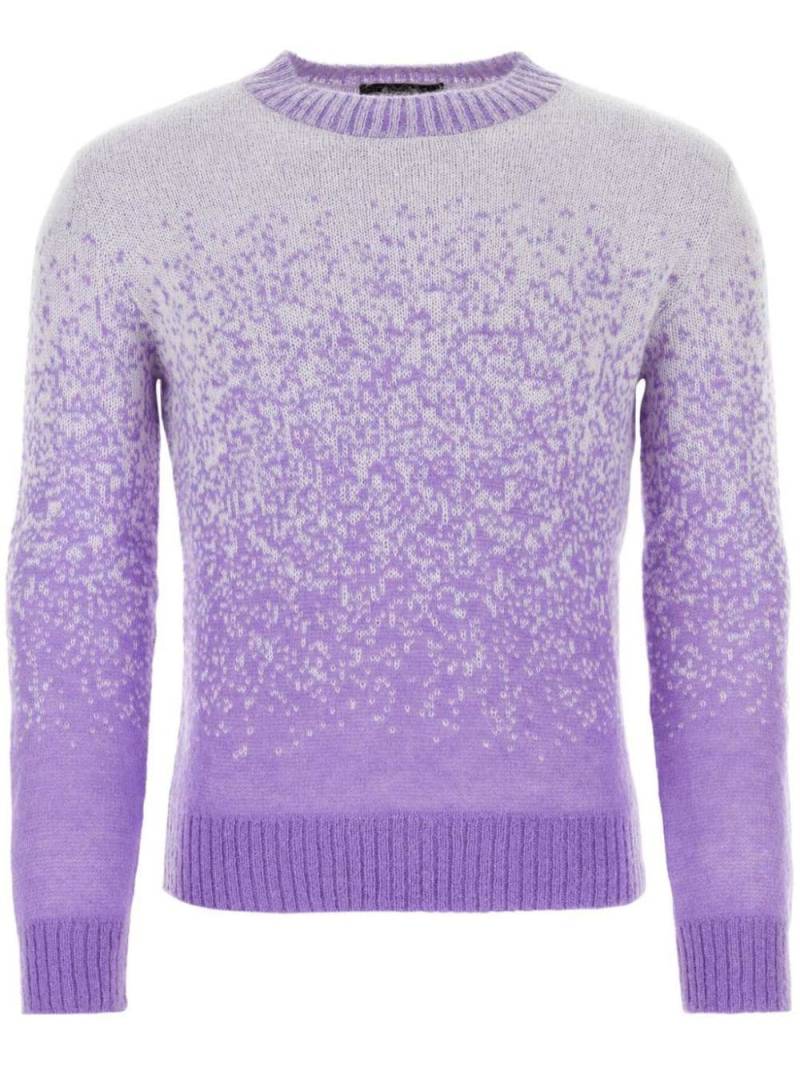 MCM two-tone knitted sweater - Purple von MCM