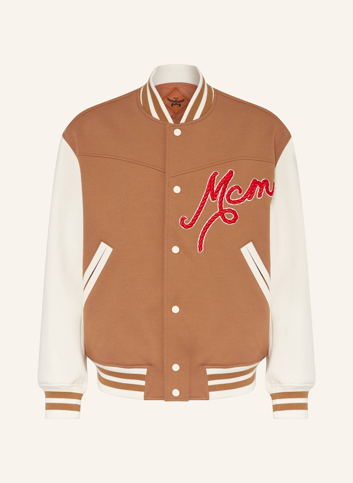 Mcm College-Jacke braun von MCM