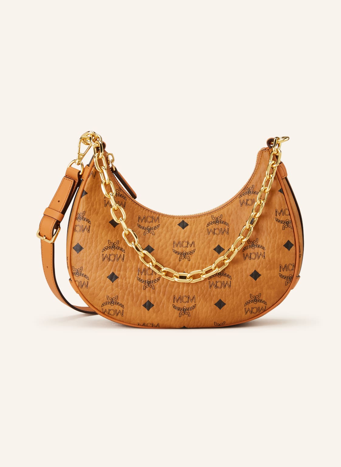 Mcm Handtasche Aren Visetos Small braun Mcm Handtasche Aren Visetos Small braun von MCM