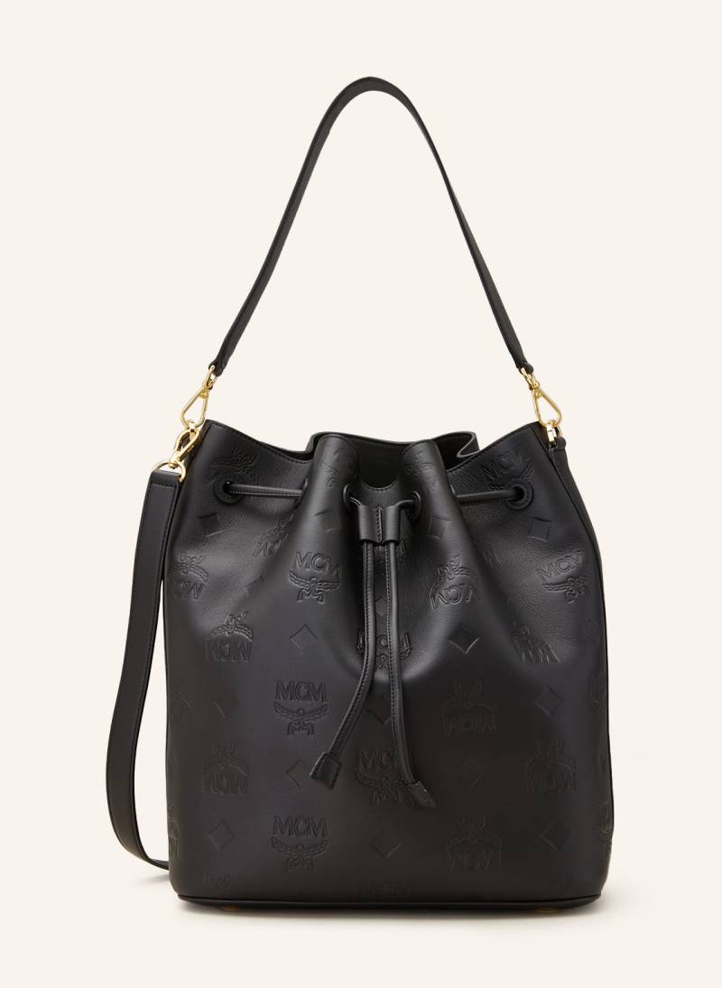 Mcm Handtasche Dessau Mit Pouch schwarz von MCM