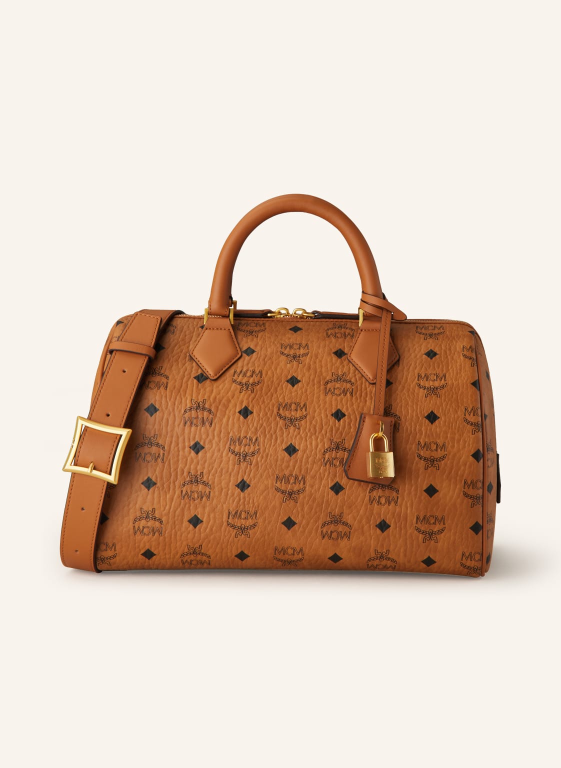 Mcm Handtasche Ella Boston Visetos Medium braun Mcm Handtasche Ella Boston Visetos Medium braun von MCM