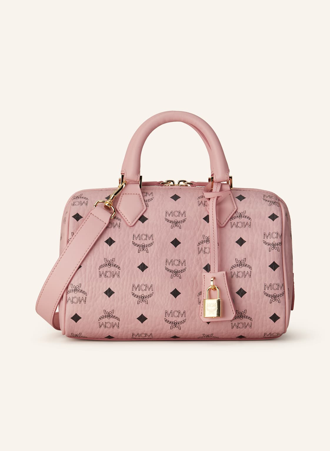 Mcm Handtasche Ella Boston Visetos rosa Mcm Handtasche Ella Boston Visetos rosa von MCM