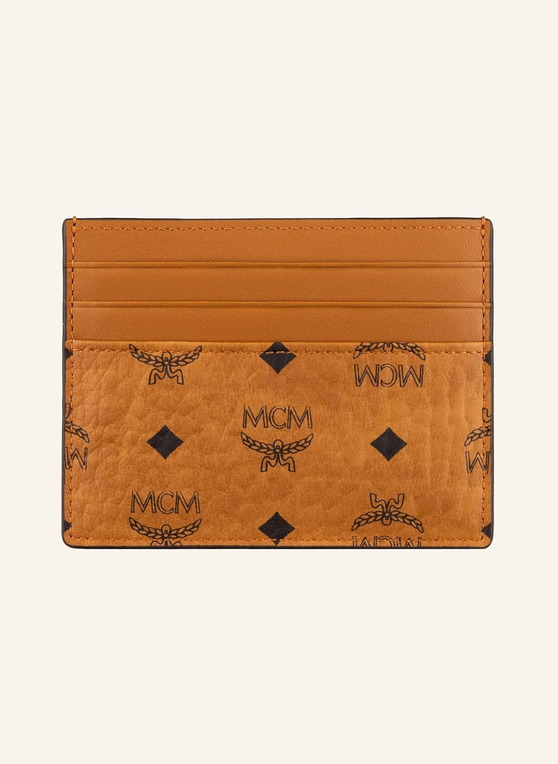 Mcm Kartenetui Visetos Original Mit Geldklammer braun von MCM