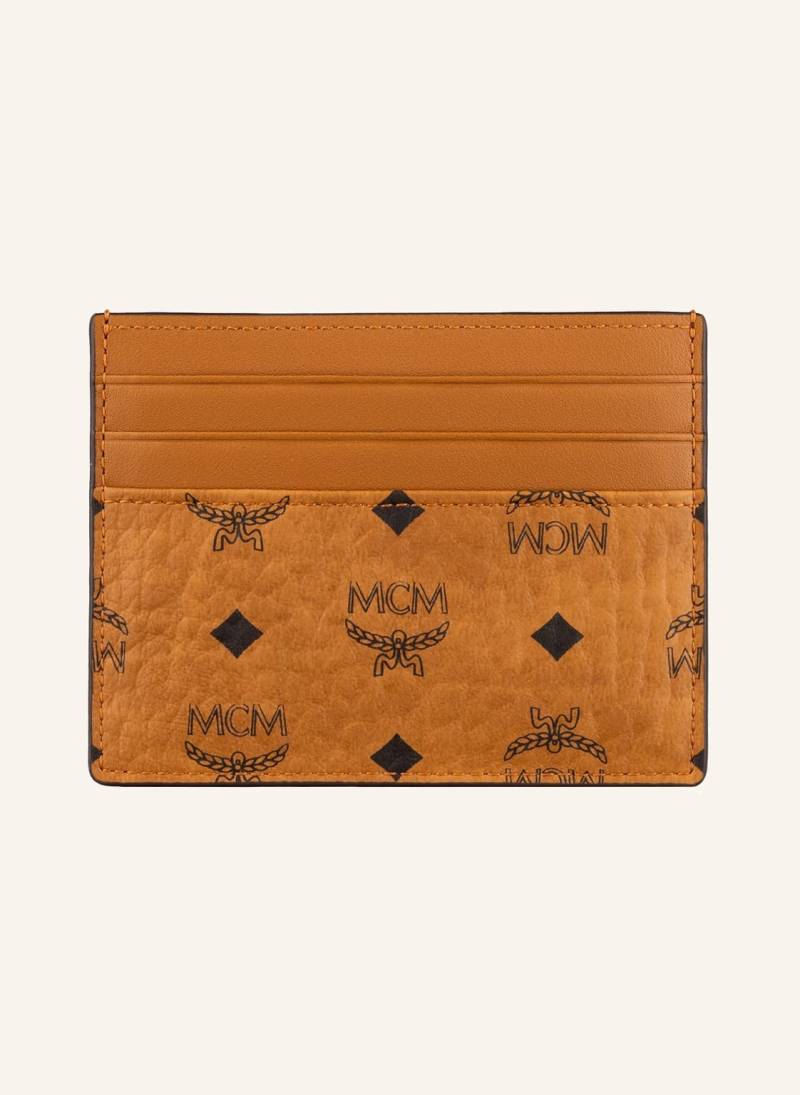 Mcm Kartenetui Visetos Original Mit Geldklammer braun von MCM