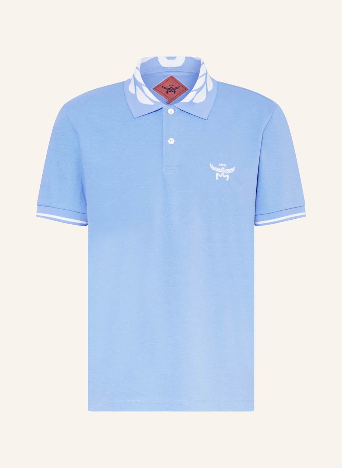 Mcm Piqué-Poloshirt blau von MCM