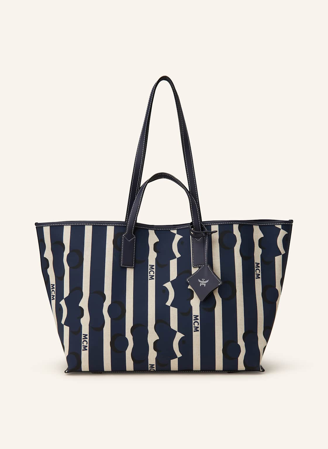 Mcm Shopper Aren Medium blau von MCM