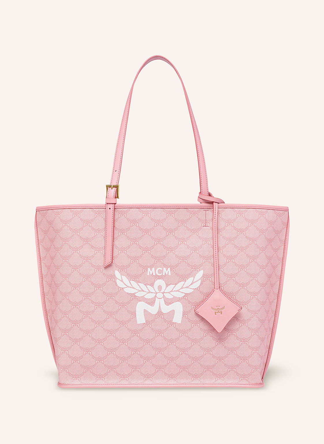 Mcm Shopper Lauretos Medium rosa von MCM