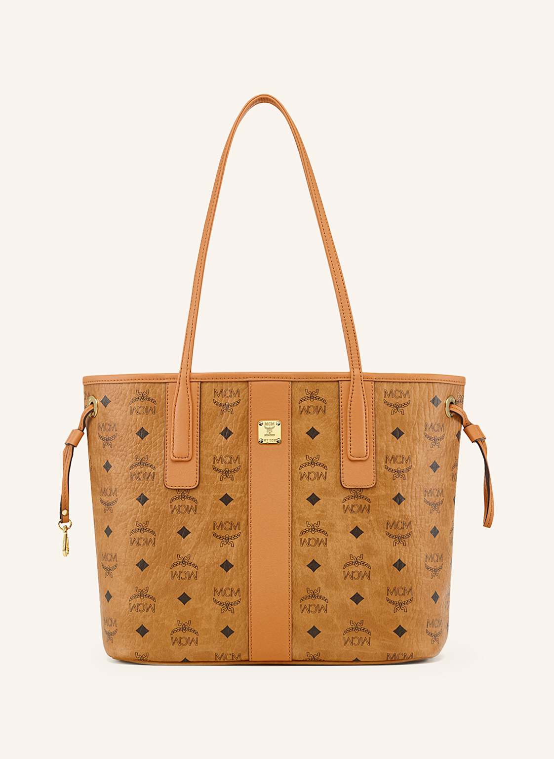 Mcm Shopper Liz Mit Pouch braun von MCM