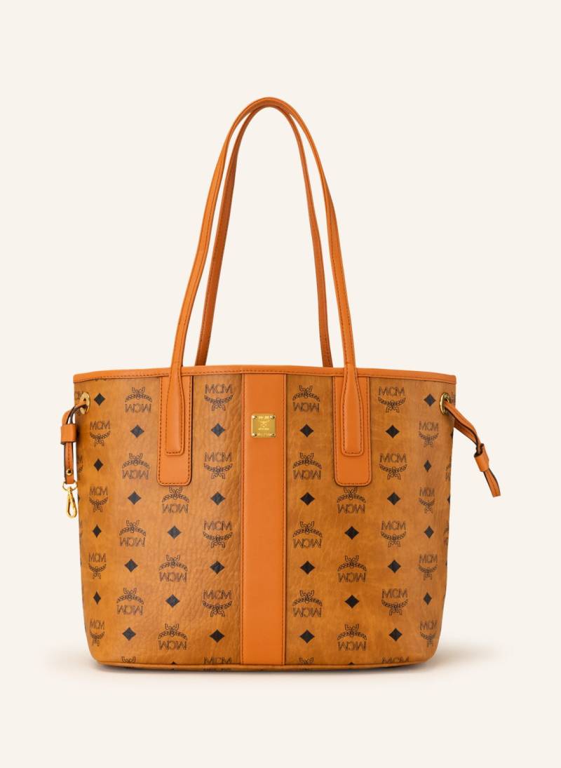 Mcm Shopper Liz Small Zum Wenden Mit Pouch braun von MCM