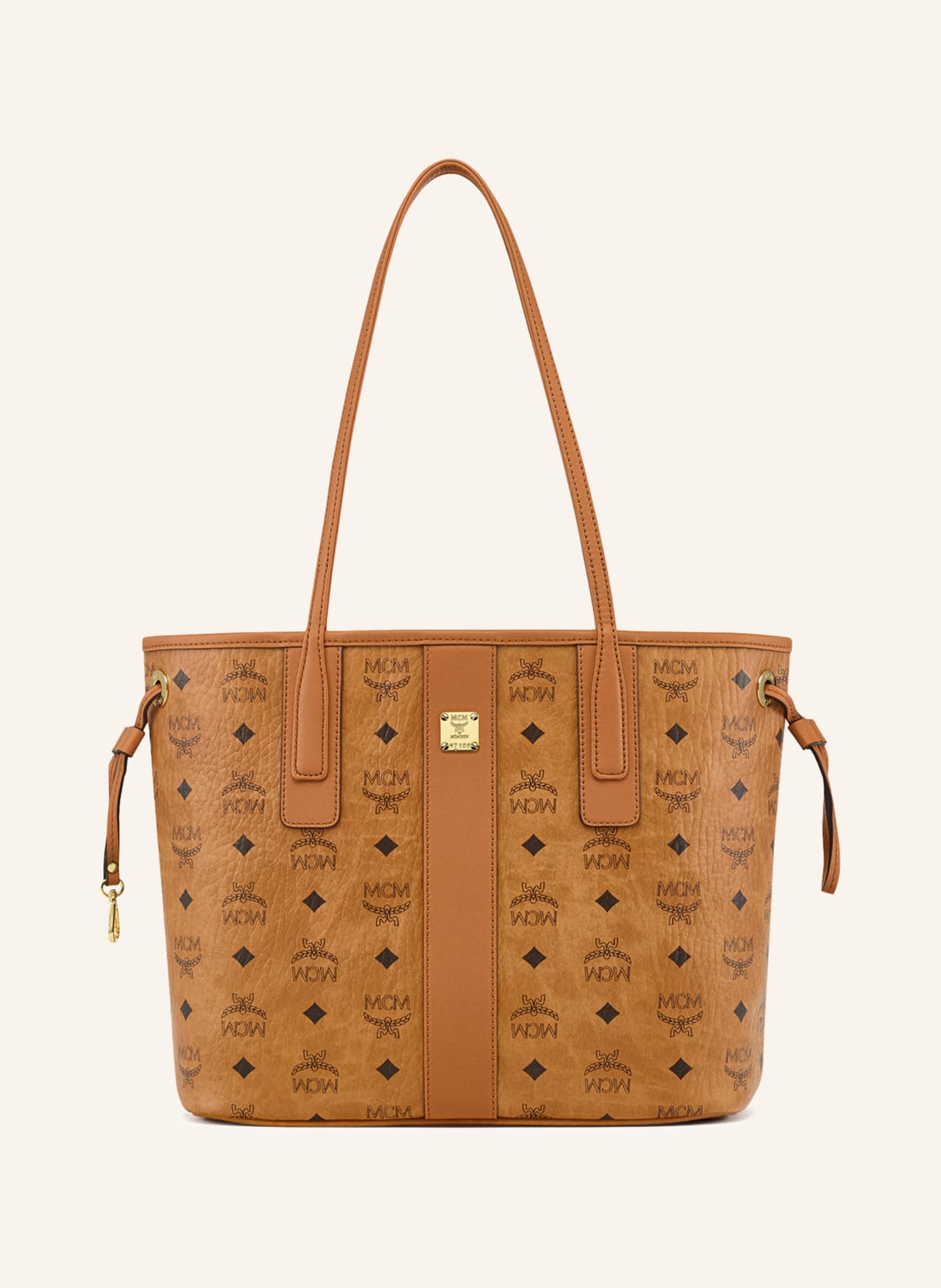 Mcm Shopper Liz Small Zum Wenden braun von MCM