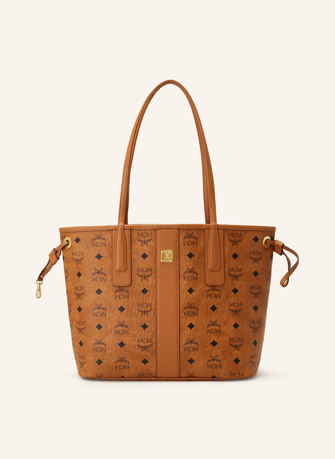 Mcm Shopper Liz Small Zum Wenden braun von MCM