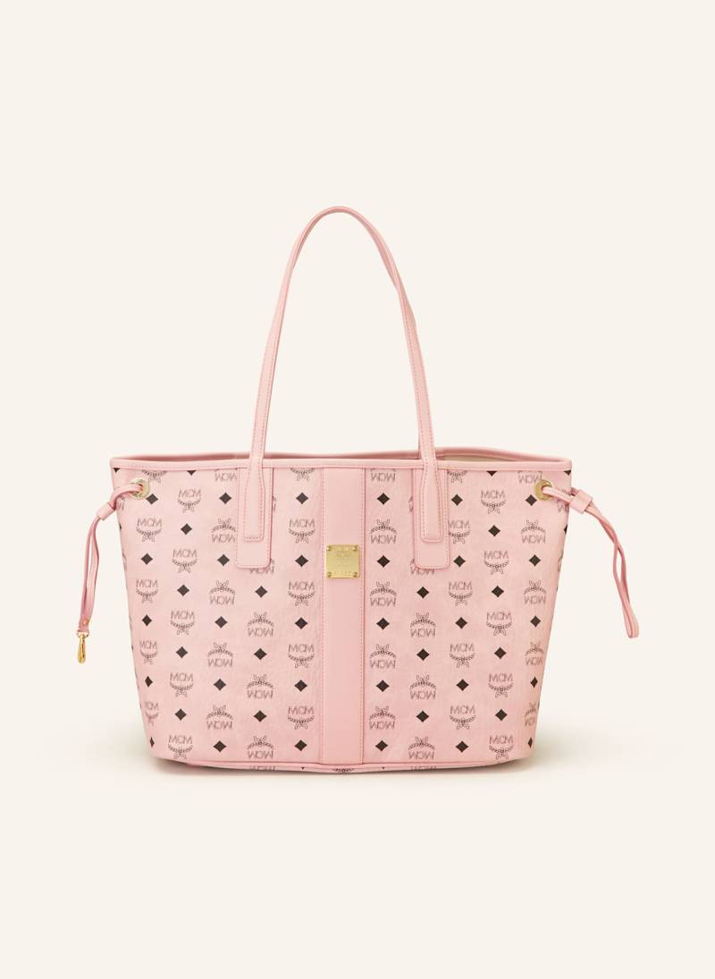 Mcm Shopper Liz Vi Mit Pouch rosa von MCM