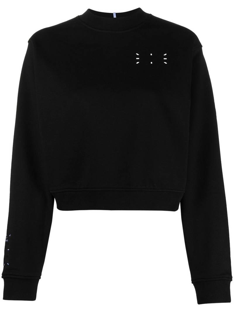 MCQ chest logo print sweatshirt - Black von MCQ