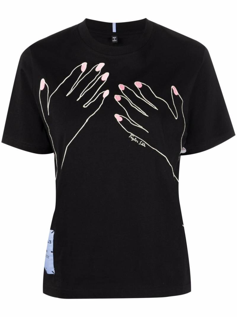 MCQ hands-print T-shirt - Black von MCQ