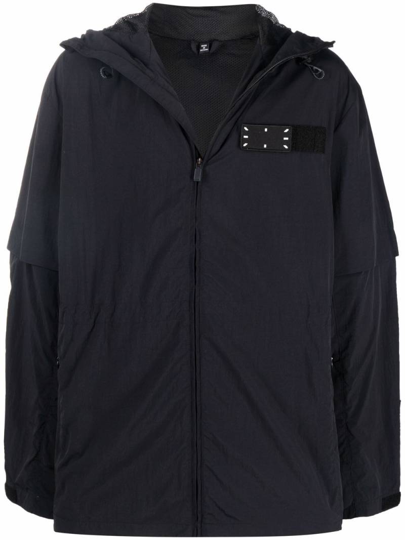 MCQ logo patch hooded jacket - Black von MCQ