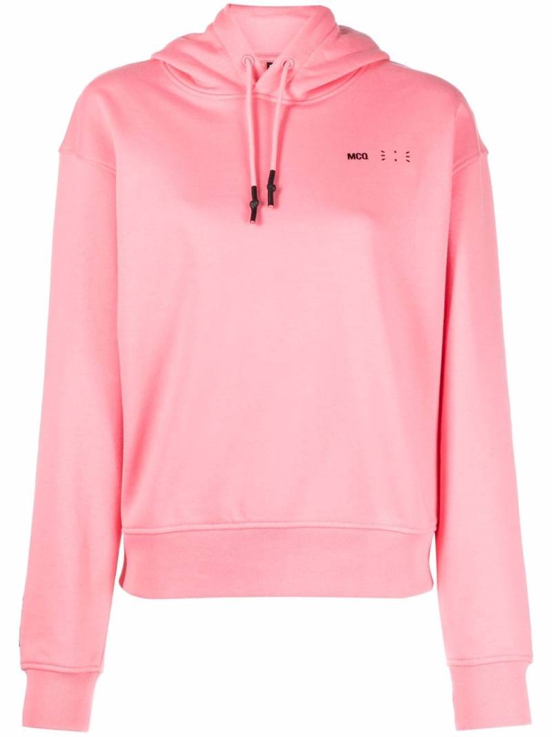 MCQ logo-print hoodie - Pink von MCQ